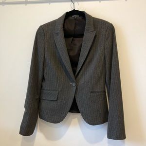 Express blazer size 6 brown